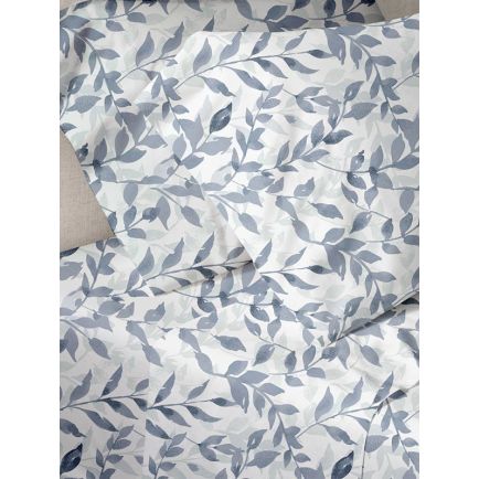 Παπλωματοθήκη Menta Εμπριμέ 050 Blue Μονή (170x250) Sunshine