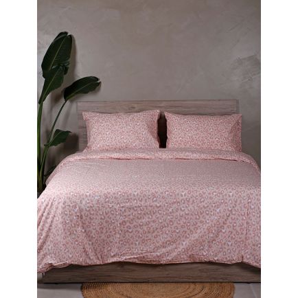 Παπλωματοθήκη Cotton Feelings 2044 Pink Μονή (170x250) Sunshine