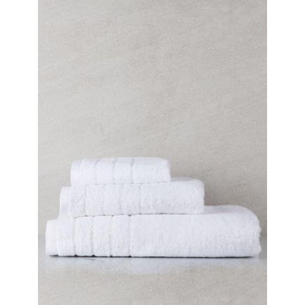 Πετσέτα Ξενοδοχείου Λευκή Προσώπου Dory 600gsm (50x100) Sunshine