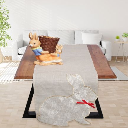 Τραβέρσα Πασχαλινή Κεντημένη 1253 (40x170) Ilis Home