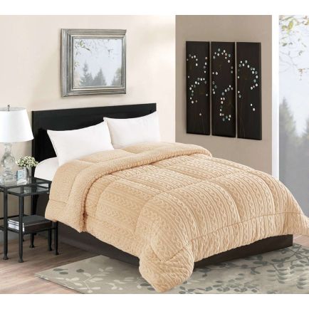 Κουβερτοπάπλωμα Braid Ivory Silk Fashion