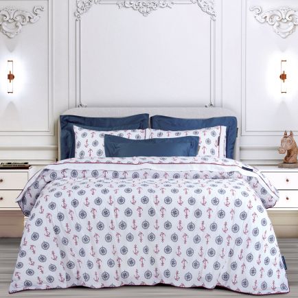 GREENWICH POLO CLUB ΣΕΤ ΣΕΝΤΟΝΙΑ ΥΠΕΡΔΙΠΛΑ ESSENTIAL 2182 ΚΟΚΚΙΝΟ, ΛΕΥΚΟ, ΜΠΛΕ