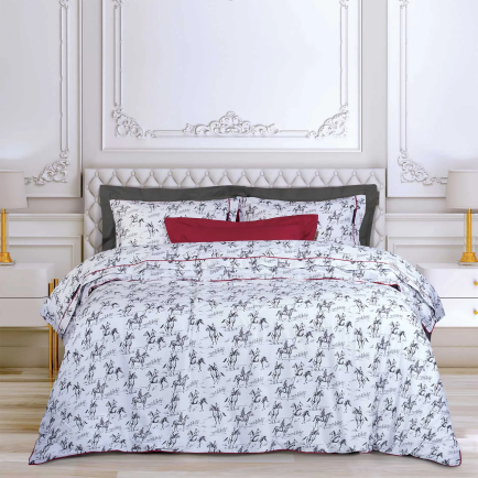 GREENWICH POLO CLUB ΣΕΤ ΣΕΝΤΟΝΙΑ ΥΠΕΡΔΙΠΛΑ 2263 BLACK, WHITE