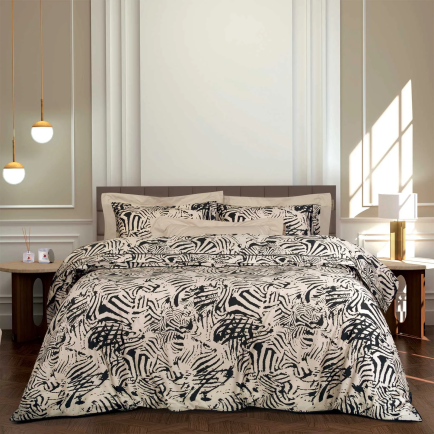 GREENWICH POLO CLUB ΣΕΤ ΣΕΝΤΟΝΙΑ KING ESSENTIAL 2270 BLACK, TAUPE