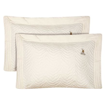 GREENWICH POLO CLUB ΖΕΥΓΟΣ ΜΑΞΙΛΑΡΟΘΗΚΕΣ CLASSIC 2352 ECRU