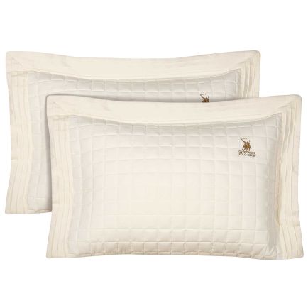 GREENWICH POLO CLUB ΖΕΥΓΟΣ ΜΑΞΙΛΑΡΟΘΗΚΕΣ CLASSIC 2355 ECRU