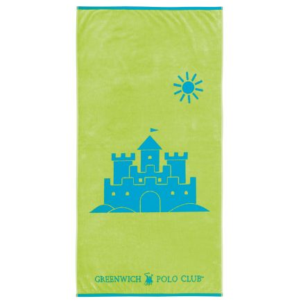 GREENWICH POLO CLUB JUNIOR ΠΕΤΣΕΤΑ ΘΑΛΑΣΣΗΣ 70Χ140 4075 BLUE, GREEN