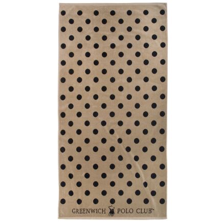 GREENWICH POLO CLUB ΠΕΤΣΕΤΑ ΘΑΛΑΣΣΗΣ 90Χ170 4071 BLACK, TAUPE