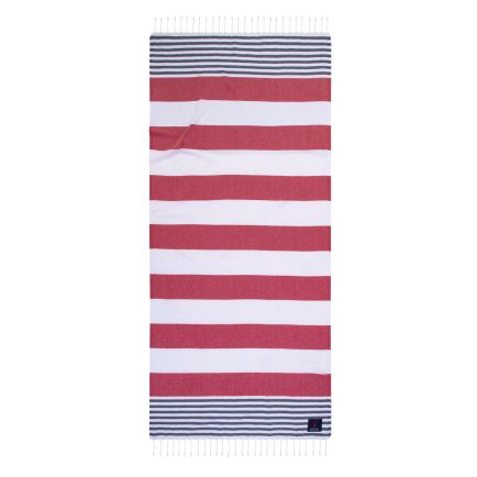 GREENWICH POLO CLUB ΠΕΤΣΕΤΑ-ΠΑΡΕΟ 80Χ180 3815 ΚΟΚΚΙΝΟ, ΜΠΛΕ