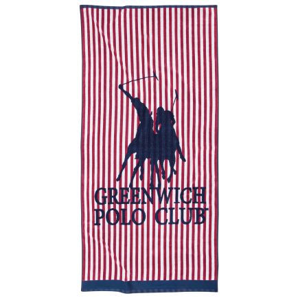 GREENWICH POLO CLUB ΠΕΤΣΕΤΑ ΘΑΛΑΣΣΗΣ 90Χ180 4009 BLUE, GREY, RED