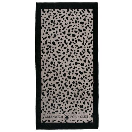 GREENWICH POLO CLUB ΠΕΤΣΕΤΑ ΘΑΛΑΣΣΗΣ 90Χ180 ESSENTIAL 5237 BLACK, TAUPE