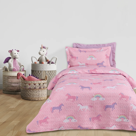 DAS KIDS ΚΟΥΒΕΡΛΙ ΜΟΝΟ 4929 PINK, PURPLE