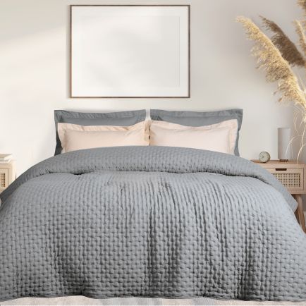 DAS HOME ΚΟΥΒΕΡΛΙ ΥΠΕΡΔΙΠΛΟ HAPPY 9630 ΓΚΡΙ