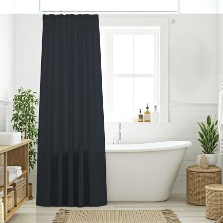 DAS HOME ΚΟΥΡΤΙΝΑ ΜΠΑΝΙΟΥ 240X180 0809 GRAPHITE