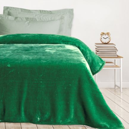 DAS KIDS ΚΟΥΒΕΡΤΑ VELOUR MONH 0293 GREEN