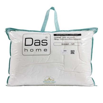 DAS HOME ΑΡΩΜΑΤΙΚΟ ΜΑΞΙΛΑΡΙ TEA-MINT 50Χ70 1426 WHITE