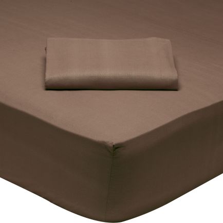 DAS HOME ΣΕΝΤΟΝΙ ΥΠΕΡΔΙΠΛΟ ΜΕ ΛΑΣΤΙΧΟ COFFEE BROWN 1004 COFFEE BROWN
