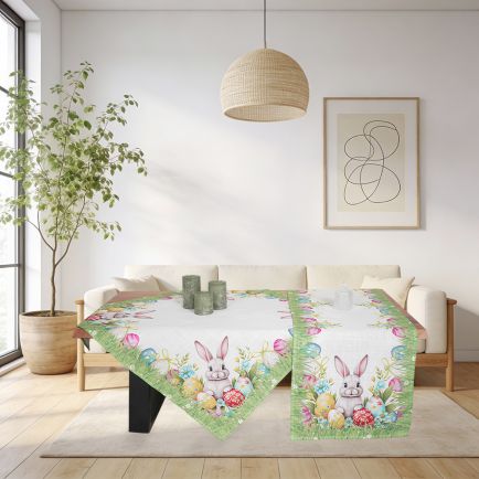 Πασχαλινό Τραπεζομάντηλο (140x180) Τυπωτό 49212 Ilis Home