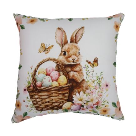 Μαξιλαροθήκη Πασχαλινή (45x45) Τυπωτή 49315 Ilis Home