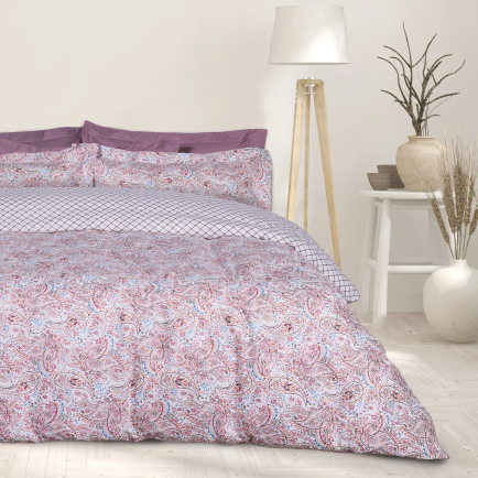 DAS HOME ΣΕΤ ΣΕΝΤΟΝΙΑ ΜΟΝΑ HAPPY 9669 PINK, RED