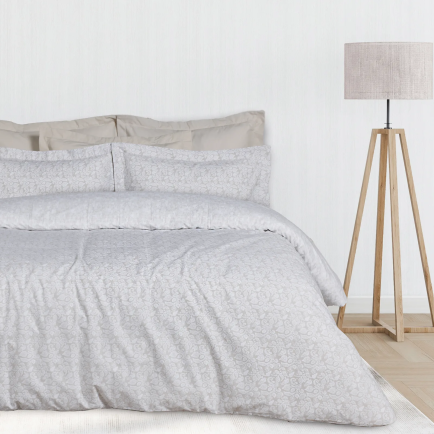 DAS HOME ΣΕΤ ΣΕΝΤΟΝΙΑ ΜΟΝΑ HAPPY 9678 TAUPE, WHITE