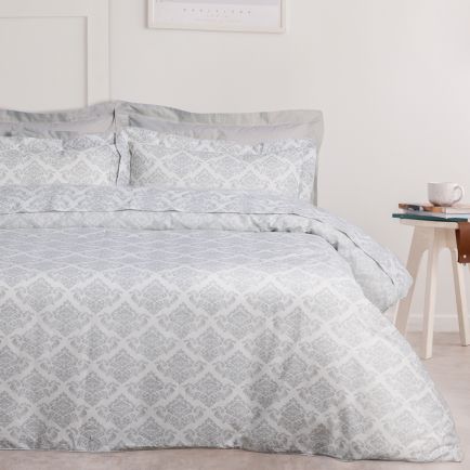 DAS HOME ΣΕΤ ΣΕΝΤΟΝΙΑ ΥΠΕΡΔΙΠΛΑ DAILY 3182 ECRU, GREY