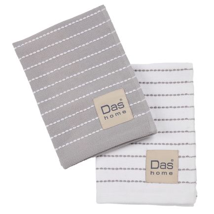 DAS HOME ΣΕΤ ΠΟΤΗΡΟΠΑΝΑ 2ΤΜΧ 30Χ50 0824 GREY, WHITE