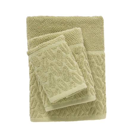 DAS HOME ΣΕΤ ΠΕΤΣΕΤΕΣ 3ΤΕΜΑΧΙΩΝ BEST 0782 OLIVE