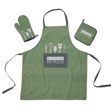 DAS HOME ΣΕΤ ΚΟΥΖΙΝΑΣ 3ΤΜΧ 0863 DARK MINT