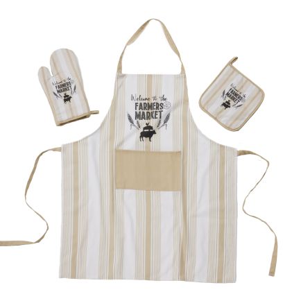 DAS HOME ΣΕΤ ΚΟΥΖΙΝΑΣ 3ΤΜΧ 0864 ECRU