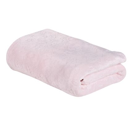 DAS BABY ΚΟΥΒΕΡΤΑ FLEECE 75X100 RELAX 4904 PINK
