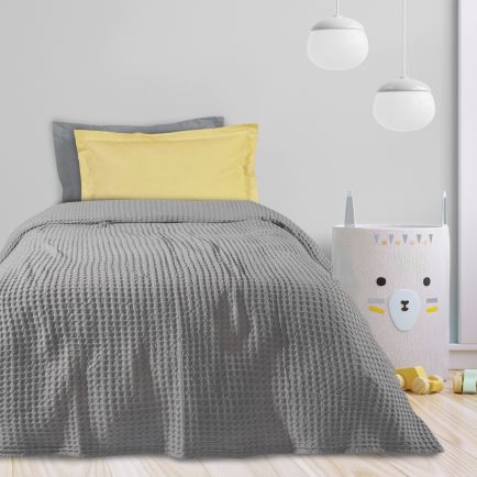 DAS KIDS ΚΟΥΒΕΡΤΑ ΠΙΚΕ 160X220 1202 GREY