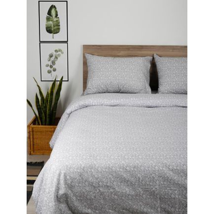Σετ Σεντόνια Με Λάστιχο Cotton Feelings 920 Grey Sunshine