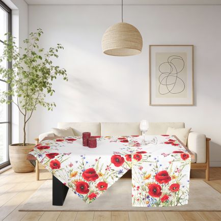 Τραπεζομάντηλο Ανοιξιάτικο (150x220) Τυπωτό 49224 Ilis Home
