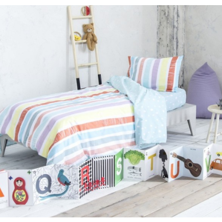 Κουβερλί Βαμβακερό Μονό (160x240) Fuzz Nima Kids