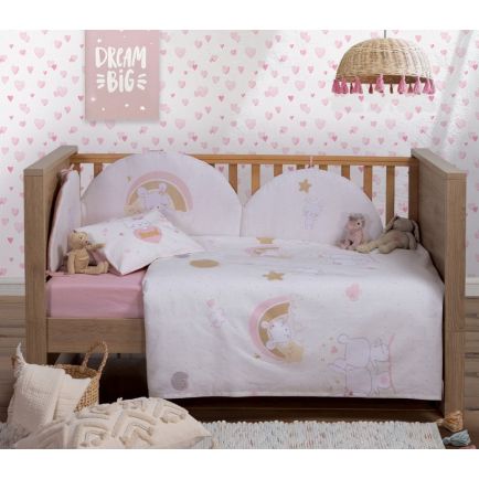 Πάντα Κούνιας Διπλής Όψης Baby Welcome Little One Ecru Nef-Nef