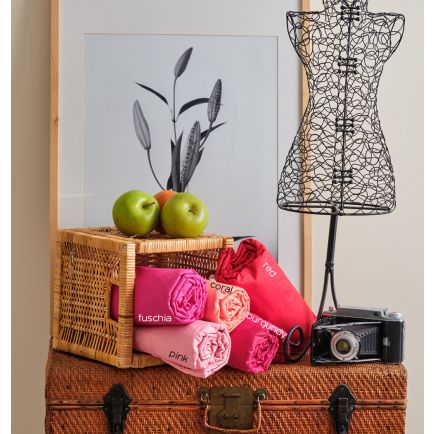 Σεντόνια Μονόχρωμα Angel Cokitex Κόκκινες Αποχρώσεις