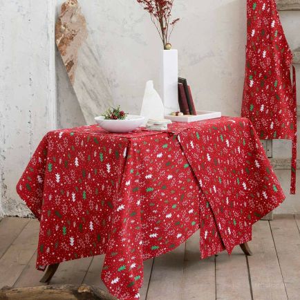 Τραβέρσα Χριστουγεννιάτικη Βαμβακερή (48x150) Be Merry Nima Home