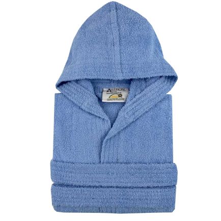 Παιδικό Βαμβακερό Μπουρνούζι 10-12 ετών Blue Astron Italy