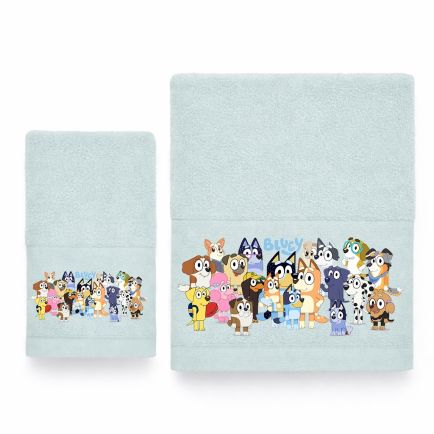 Πετσέτες Παιδικές Βαμβακερές Σετ 2 Τεμαχίων (30x50 + 70x140) Dogs Family Astron Italy