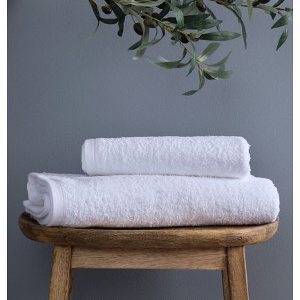 Πετσέτα Ξενοδοχείου Λευκή Πενιέ 450gsm2 CLIO COKITEX