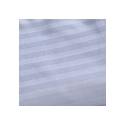 Μαξιλαροθήκη Ξενοδοχείου Λευκή 50x70 Cozy CVC Satin Ρίγα 1cm 220TC Cokitex