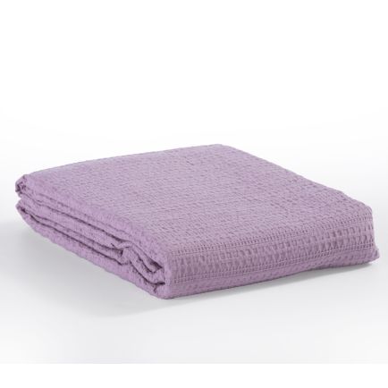Κουβέρτα Πικέ Βαμβακερή Μονή (160x240) Cool Purple Nef-Nef