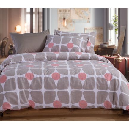 Σετ Σεντόνια Υπέρδιπλα (240x270) Coreo Beige Nef-Nef