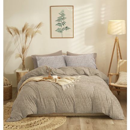 Σετ Σεντόνια Μονά Με Λάστιχο (165x260) Marta Eden Mocha Cokitex