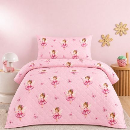 Κουβερλί Σετ Παιδικό (160x220, 52x72) Fairytale Girls Astron