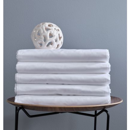 Παπλωματοθήκη Ξενοδοχείου Λευκή Lux 160TC Cokitex