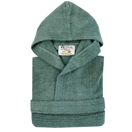 Παιδικό Βαμβακερό Μπουρνούζι 2-4 ετών Green Astron Italy