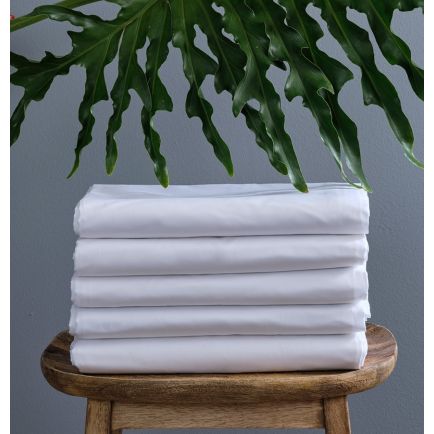 Παπλωματοθήκη Ξενοδοχείου Λευκή Iris Cotton 150TC Cokitex