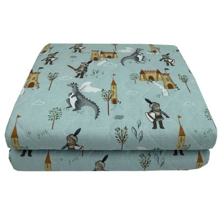 Παιδικό Κουβερλί Μονό (160x250) Knight & Dragon Astron